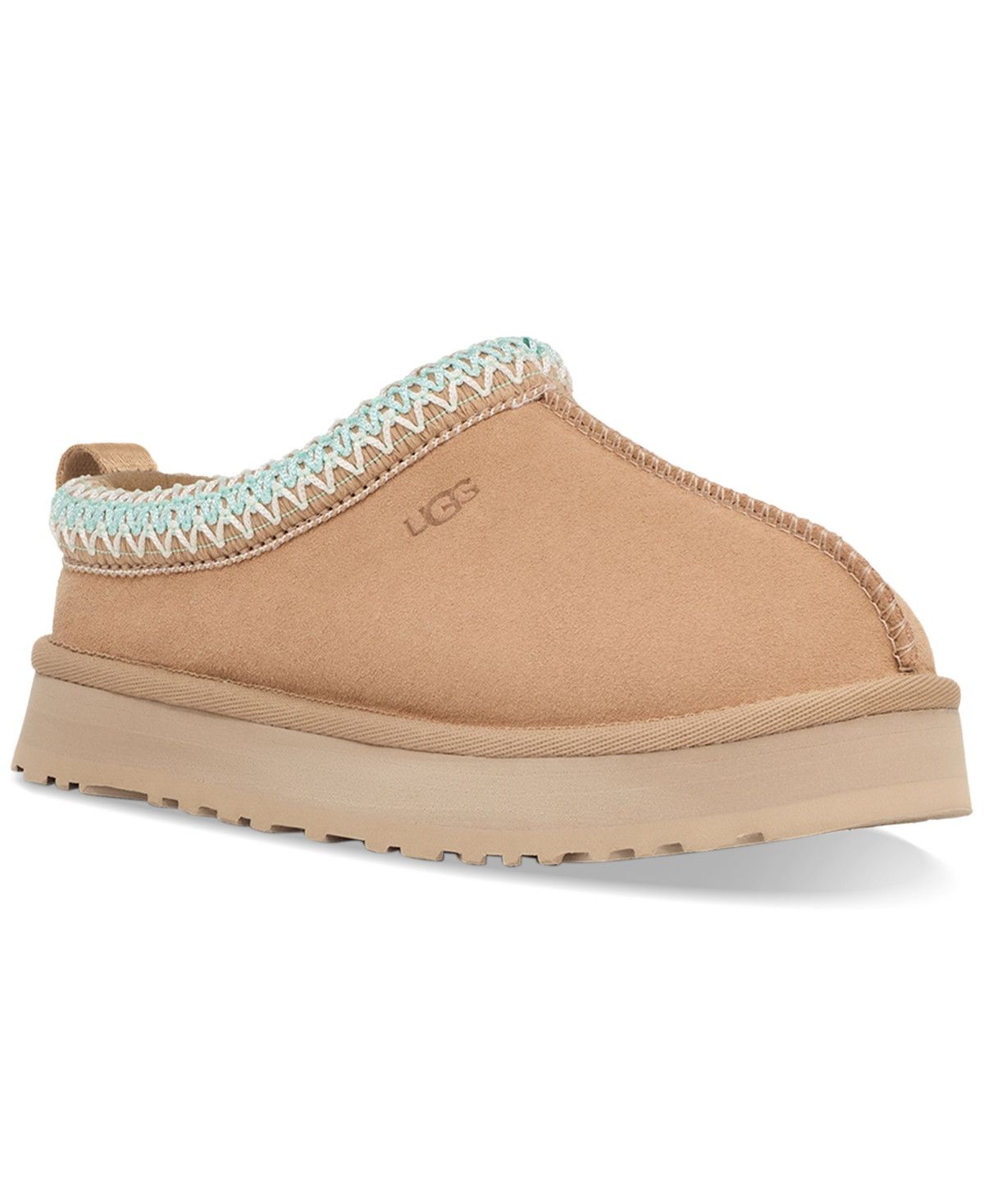 Ugg Kids Tazz Slip-On Tasman Clog Slippers - Sand | Macy's