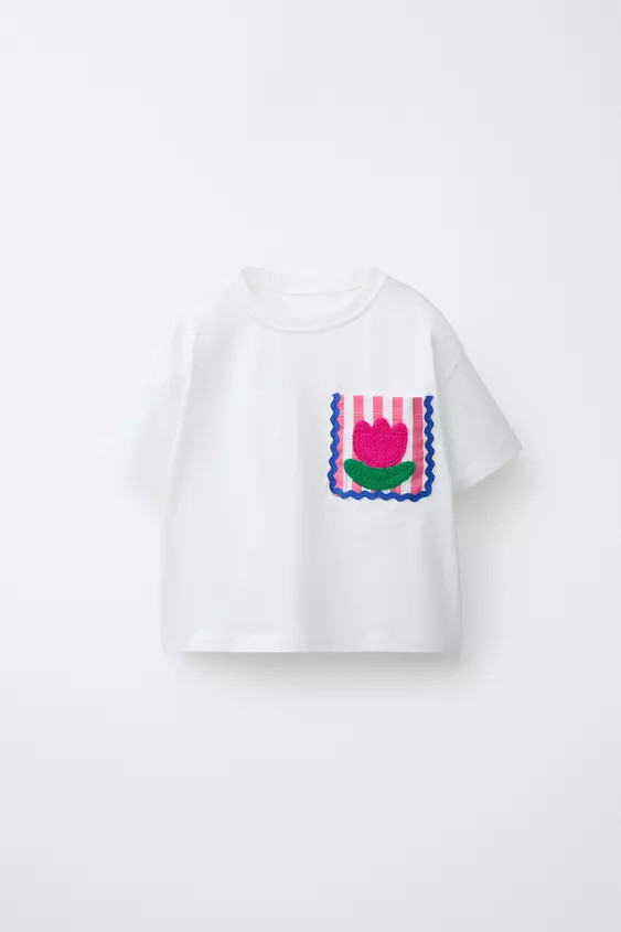 WAVE POCKET T-SHIRT | Zara US