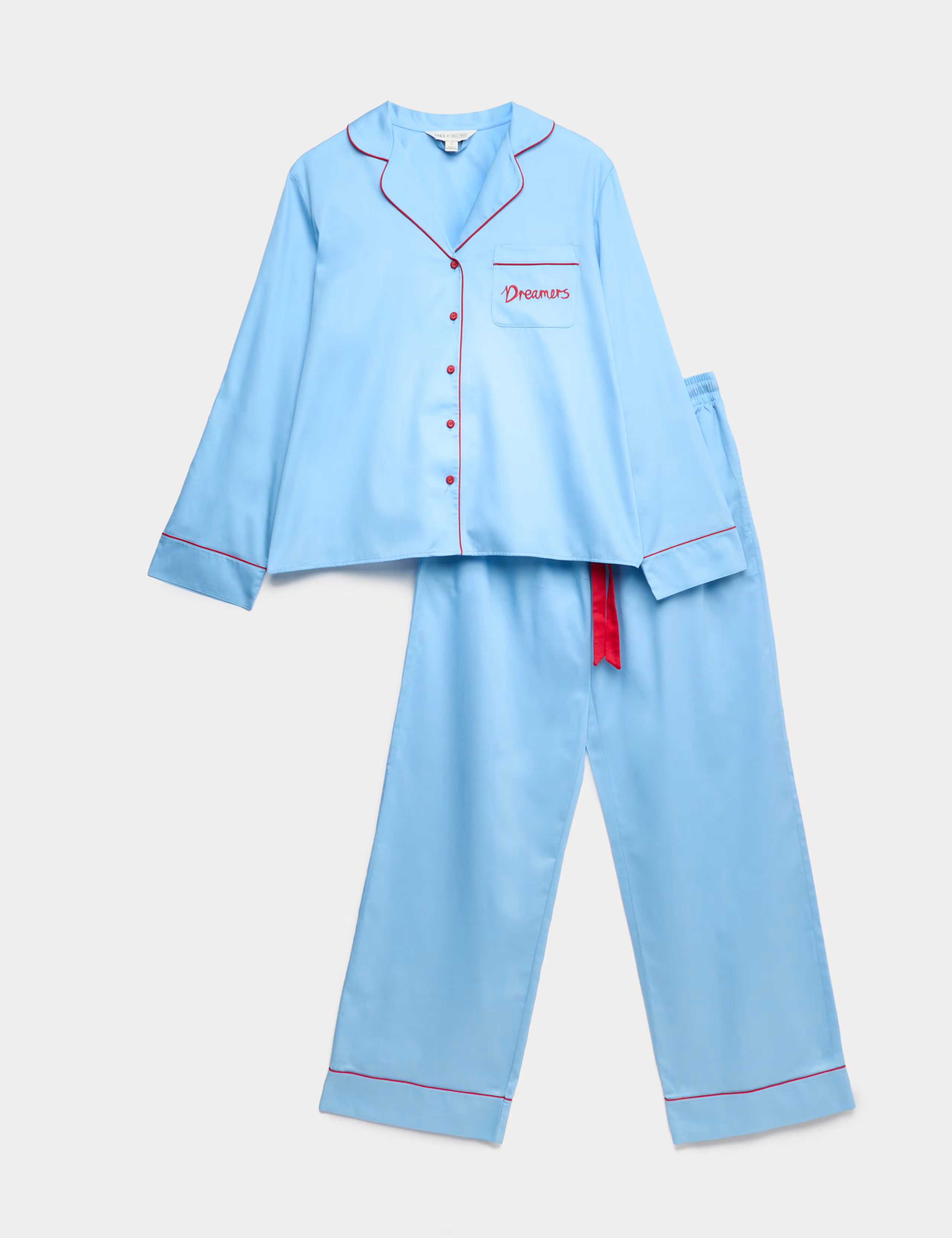 Pure Cotton Sateen 'Dreamers' Pyjama Set | Marks & Spencer (UK)
