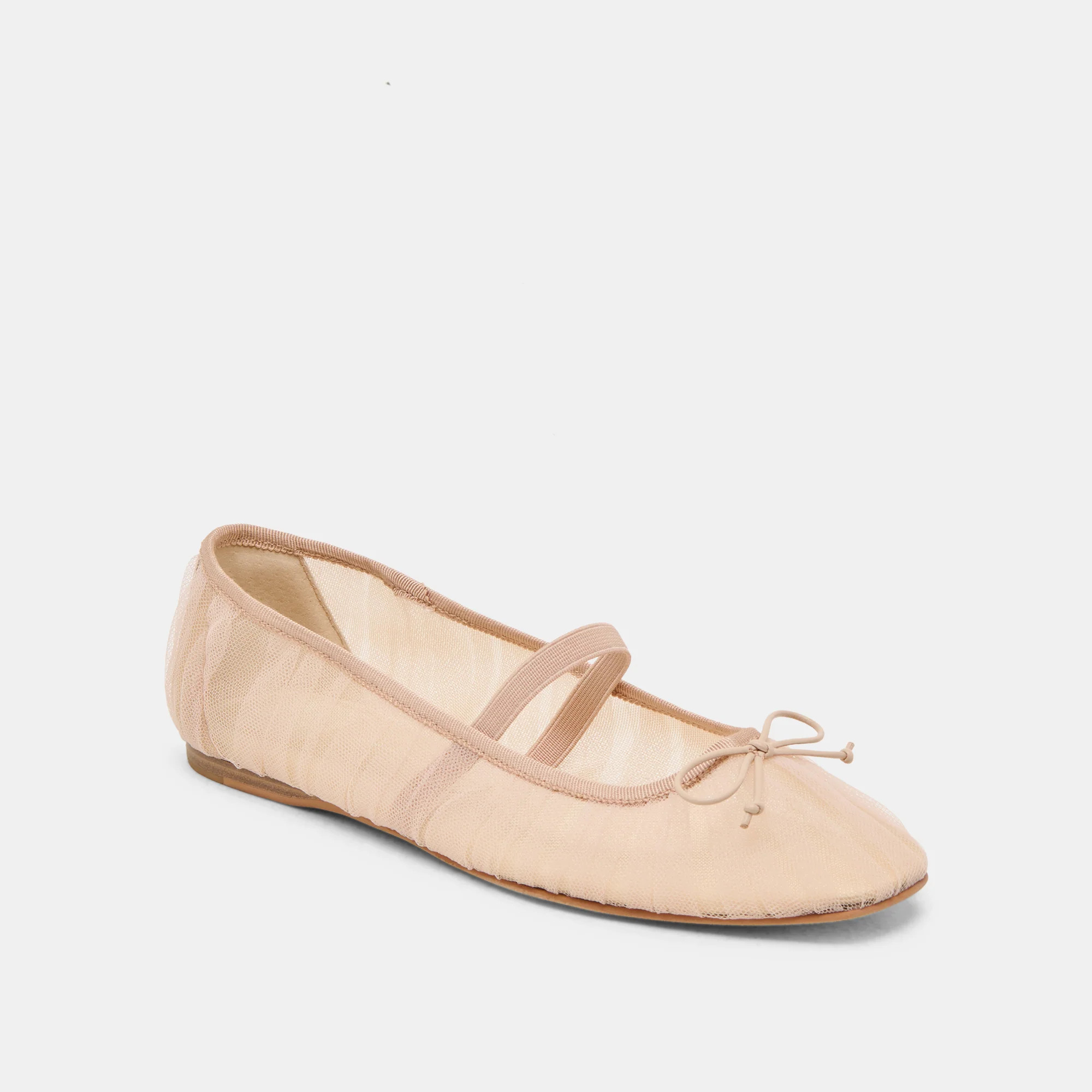 Raeven Praline Tulle Ballet Flats | Dolce Vita | DolceVita.com
