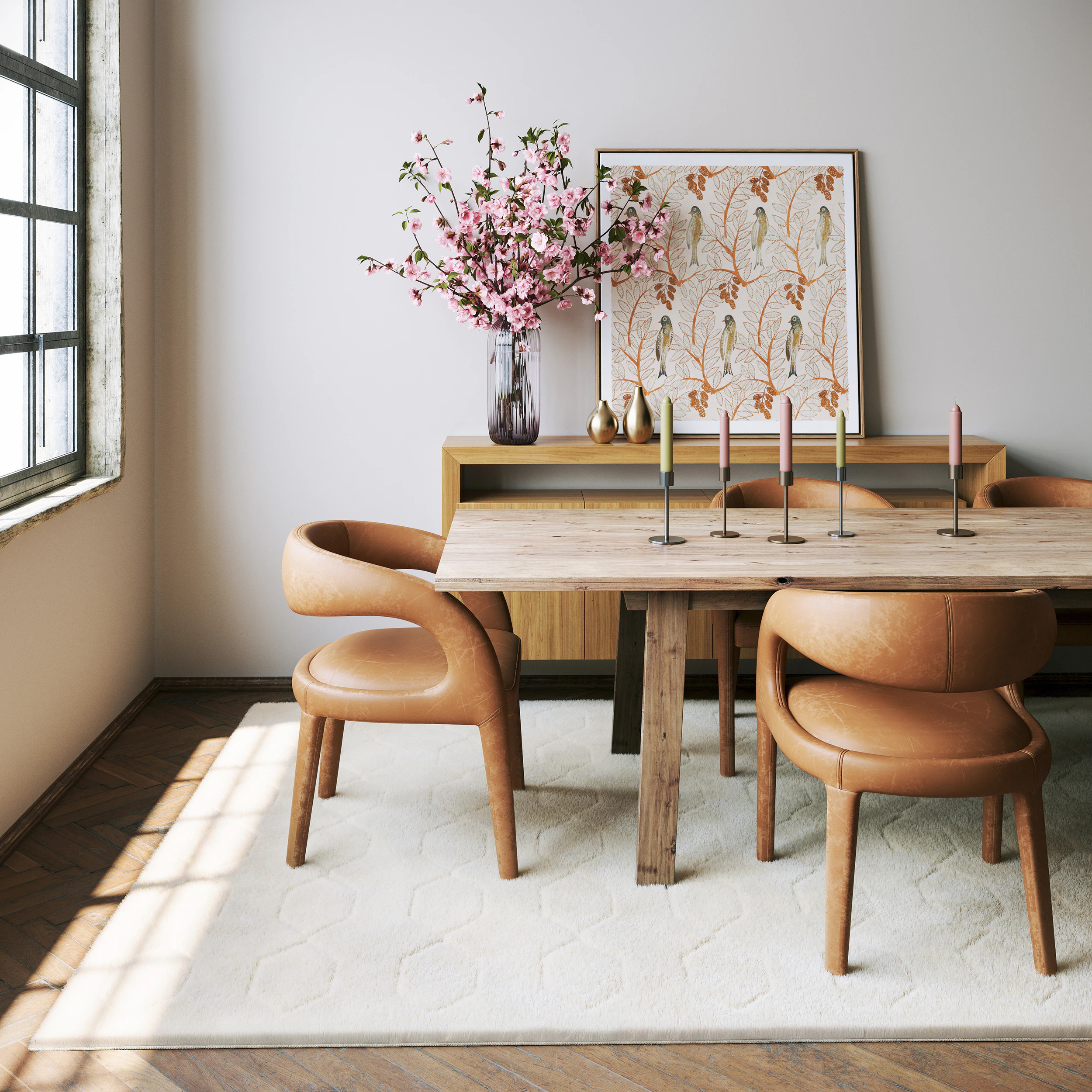 Rugs USA Padma Lakshmi Rhythm Diamond Plush Cloud Washable Rug 6ft. x 9ft. Off White Area Rug Polyester | 200HJWR15A-609 | Lowe's