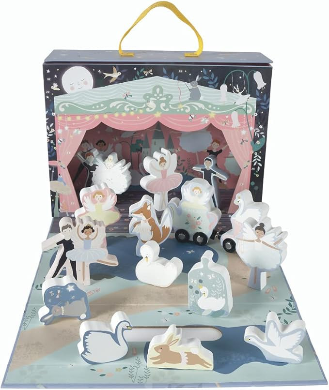 Floss & Rock 43P6363 Enchanted Play Box with Wooden Pieces, 22 x 29 x 10cm | Amazon (US)