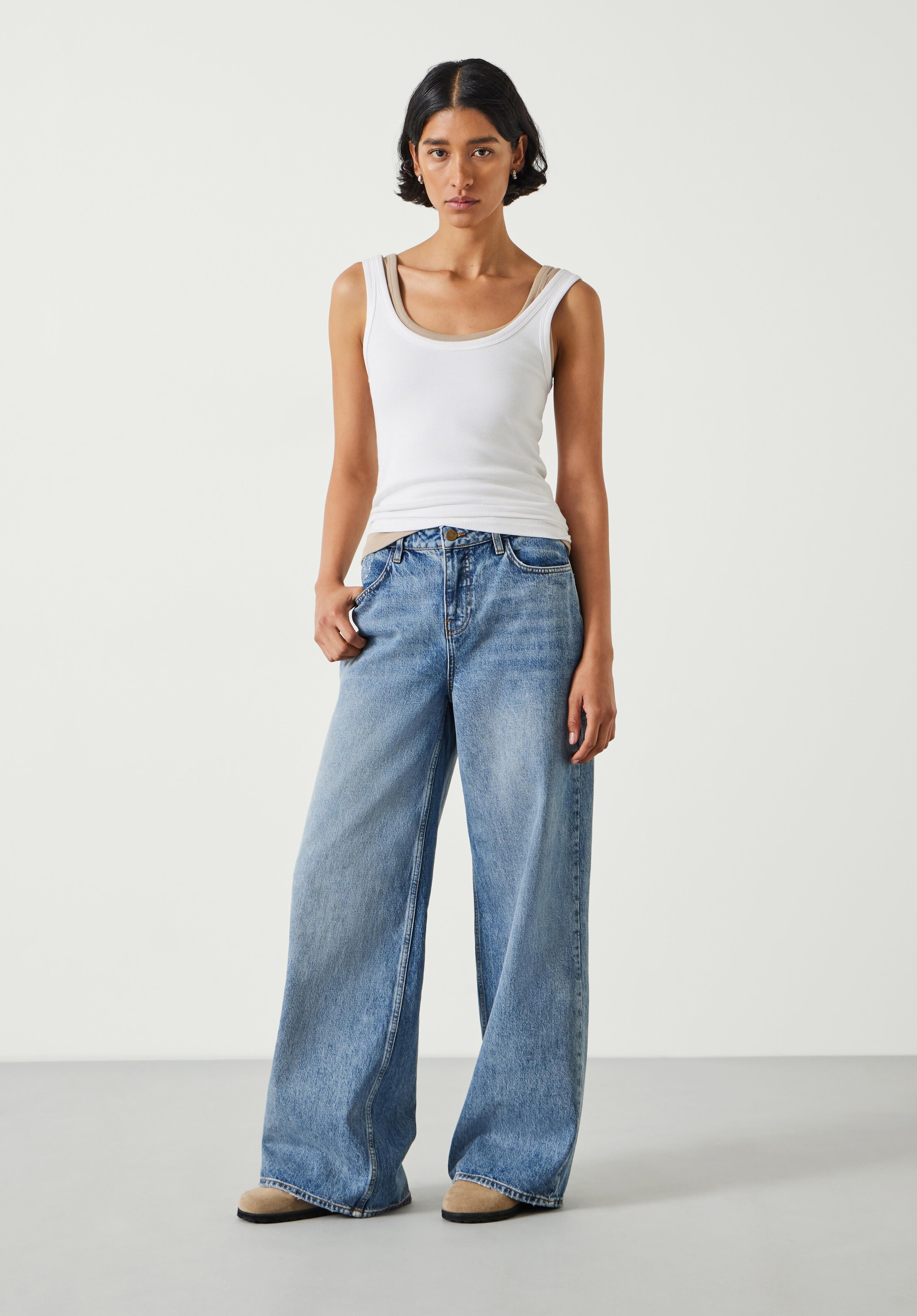 Abi Wide Leg Jeans | Hush UK
