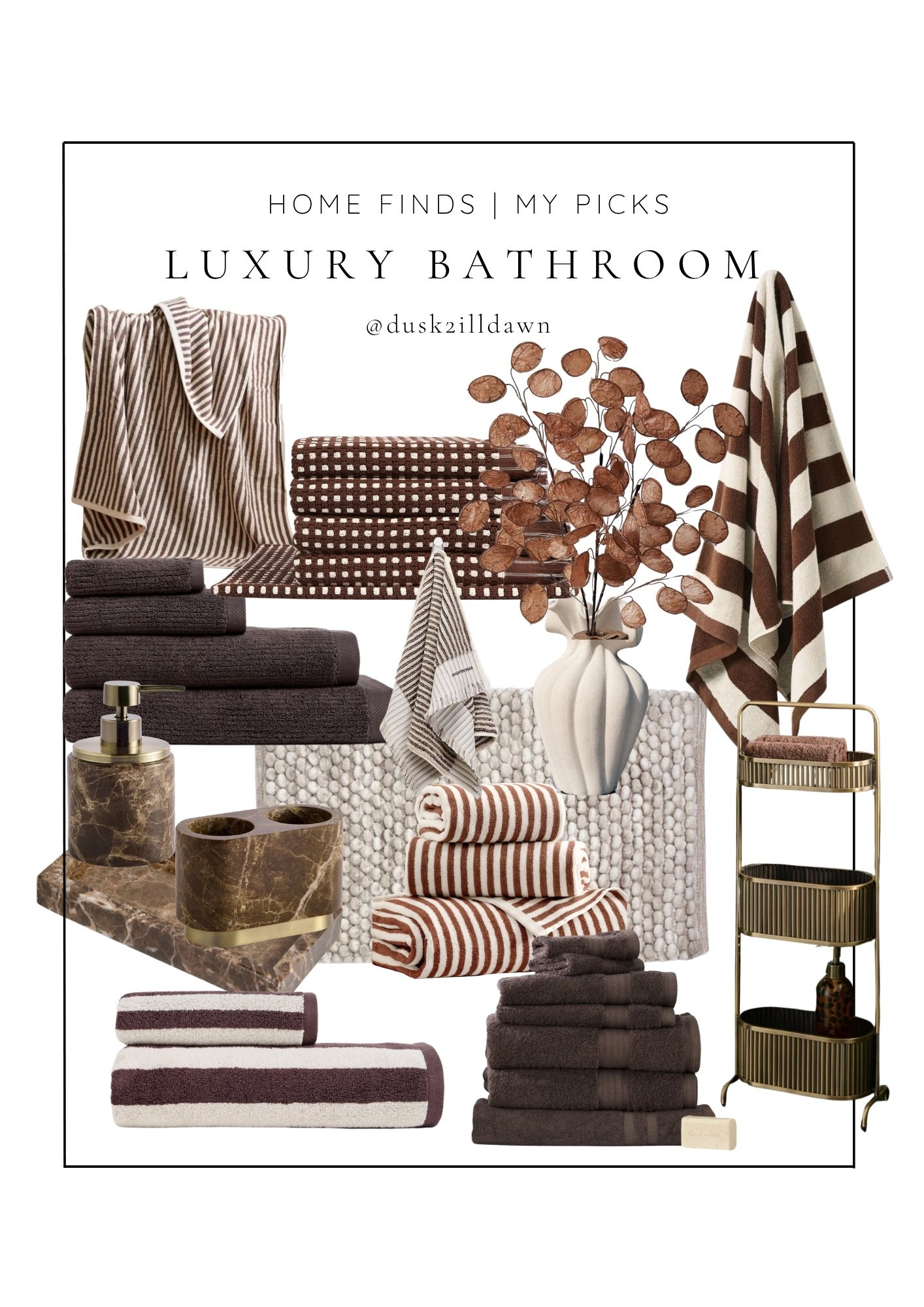 Beautiful brown hues for a luxury inspired bathroom

#LTKaustralia #LTKhome #LTKstyletip
