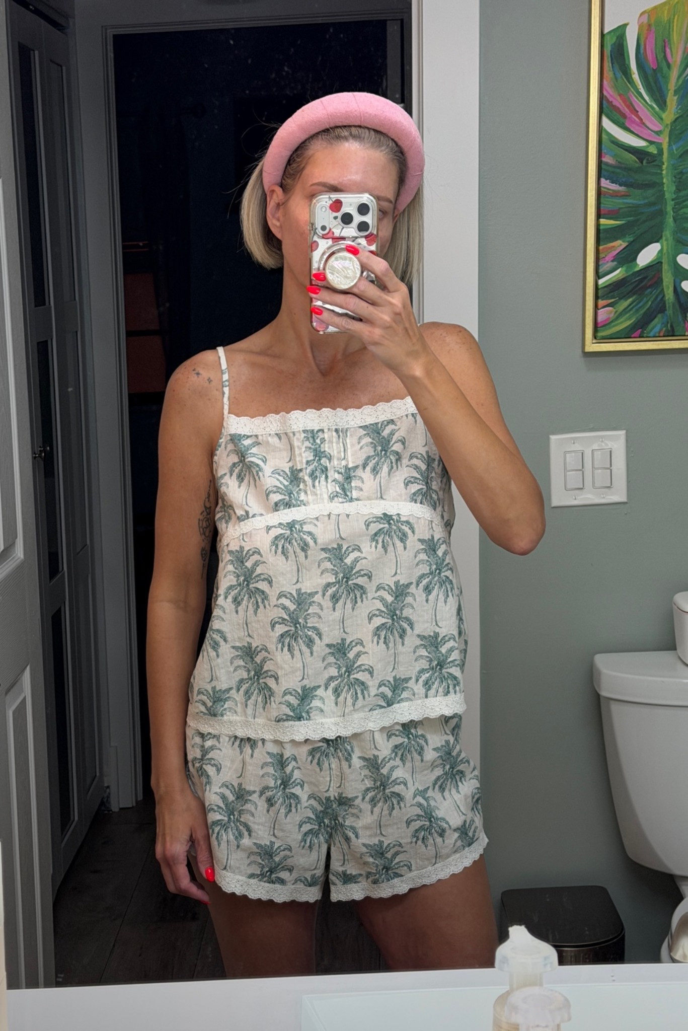 How adorable is this PJ set?! 

Lightweight and perfect for summer!

#LTKOver40 #LTKmorningroutine