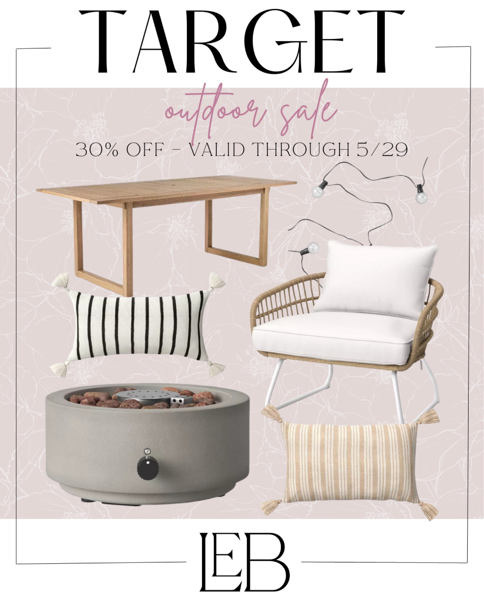 Target Outdoor Sale is happening now! Get select outdoor patio furniture and decor for 30% off!

Outdoor patio, outdoor furniture, sale

#LTKFind #LTKsalealert #LTKhome