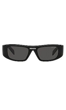 Prada X Raf Simons Catwalk Sunglasses in Black from Revolve.com | Revolve Clothing (Global)