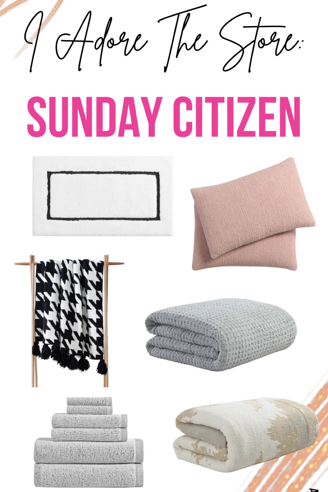 Sunday Citizen IATS
Double Snug Pixel Comforter
Estremoz Towel Set - 6 pc
Porto Bath Rug
Snug Sham Set
Snug Waffle Comforter
Houndstooth Pom Pom Throw

#LTKFind #LTKSeasonal #LTKhome
