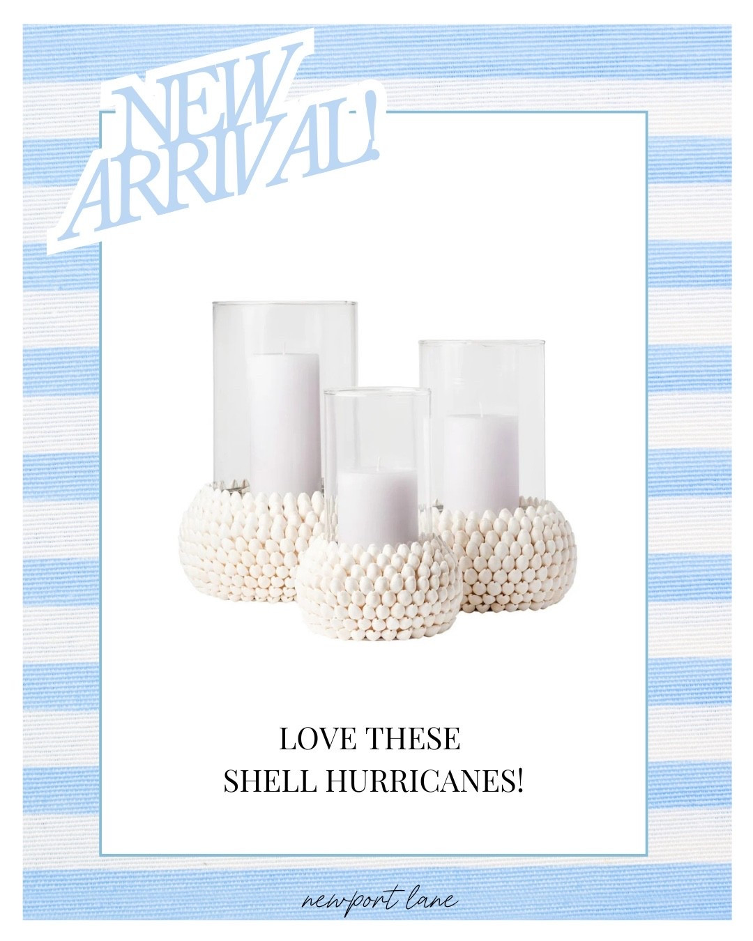 Obsessed with these! Whether on your coffee table or mantel, these shell hurricane vases cast the most beautiful light.

coastal decor, interior inspo, tabletop finds, candle holders, beach vibes, hurricane vase, white decor, nautical style

#LTKSeasonal #LTKFindsUnder50 #LTKHome