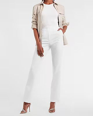 High Waisted Supersoft Twill Pull-On Bootcut Pant | Express