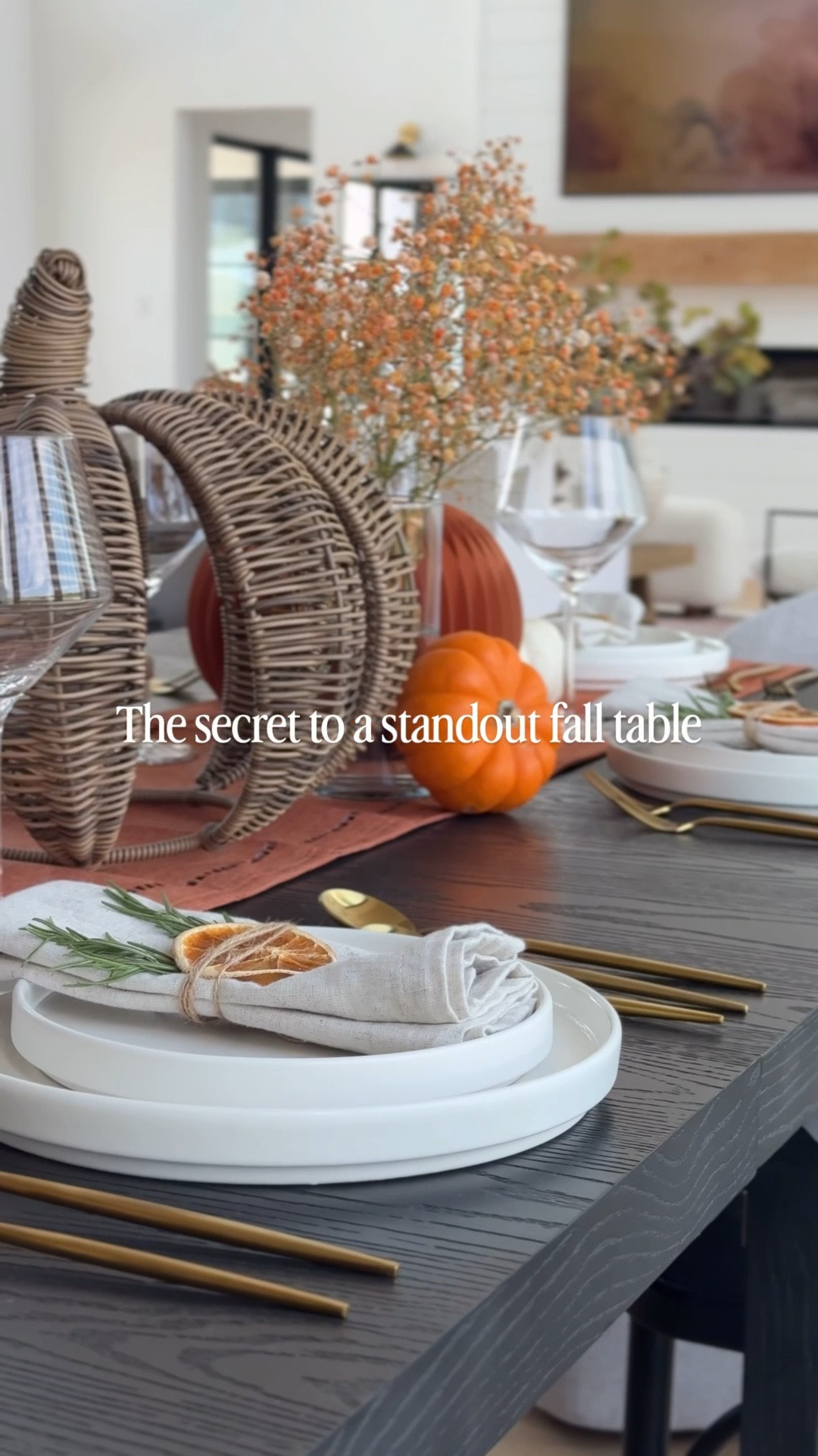 The secret to a standout fall table is all in the layering. I mixed woven textures, soft linens, fresh greenery, and a touch of dried citrus to keep it cozy yet elevated. And of course pumpkins. The pieces are simple and versatile. 

@Wayfair makes it simple to find pieces that bring the whole look together and still feel effortless.

 #FallTableStyle #Wayfair #WayfairPartner


#LTKSaleAlert #LTKFallSale #LTKHome