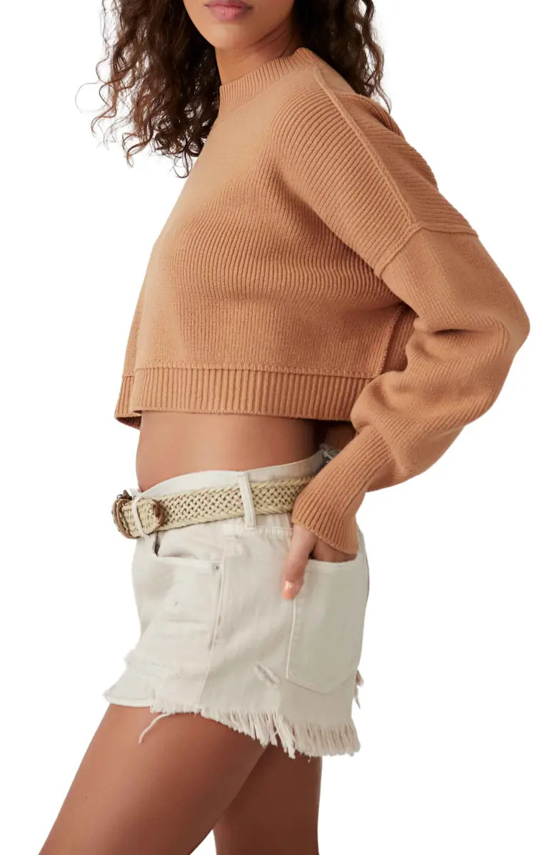 Easy Street Crop Pullover | Nordstrom