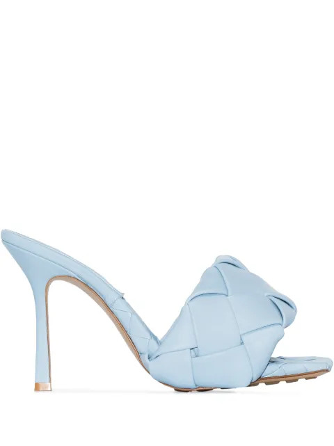 BV Lido Intrecciato 95mm sandals | Farfetch (US)
