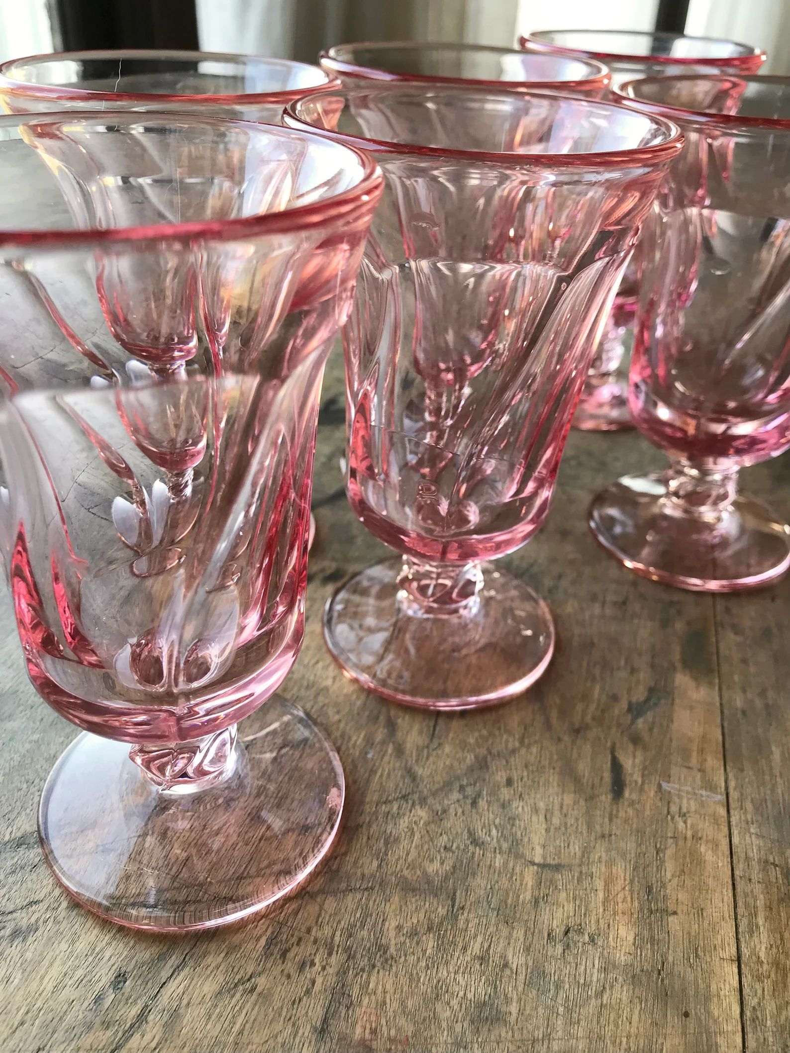 Vintage Fostoria Jamestown Pink Wine Goblets Set of 6 Small | Etsy | Etsy (US)