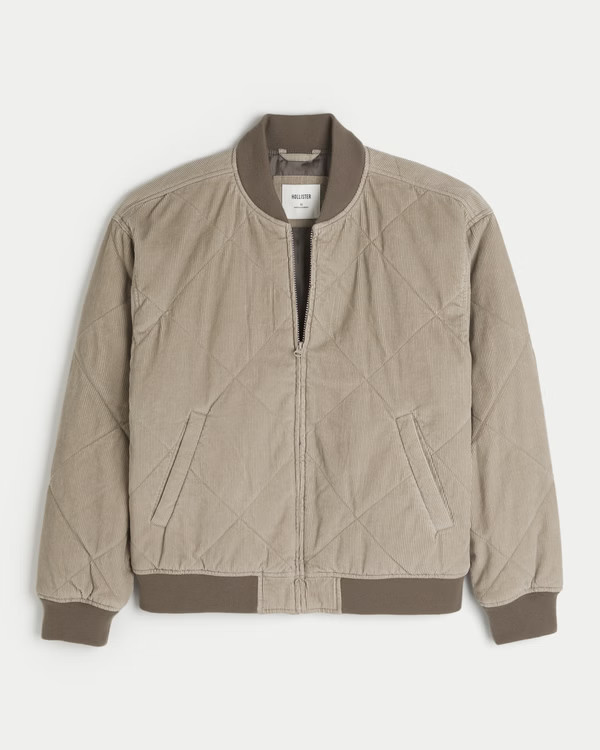 Corduroy Bomber Jacket | Hollister (US)
