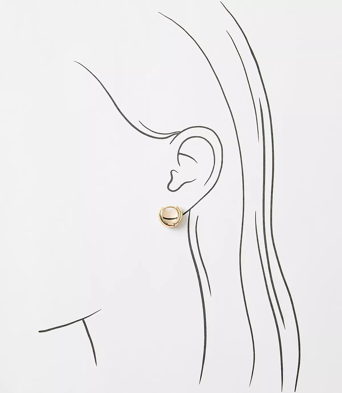 Tubular Hoop Earring Set | LOFT