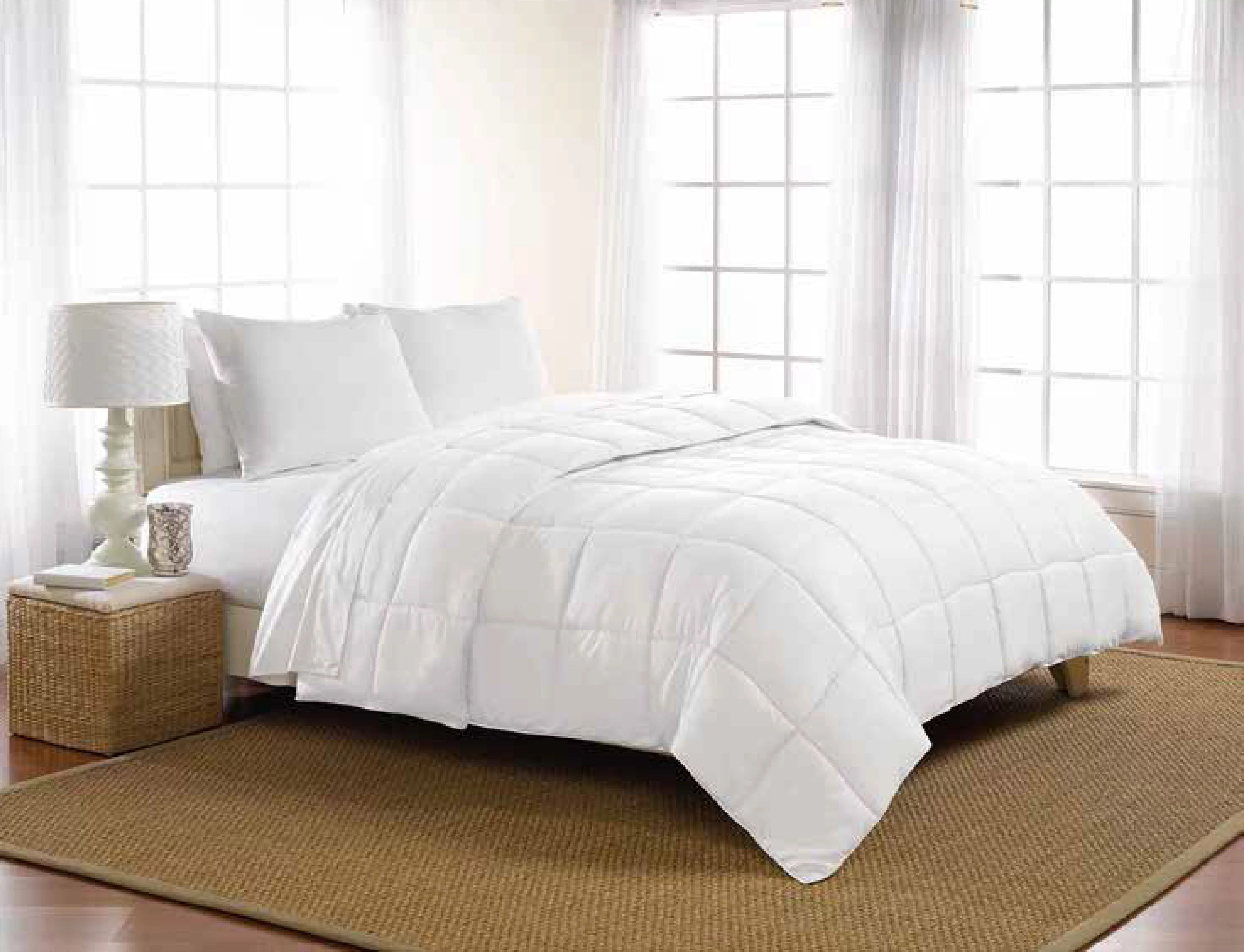 Allswell White Down Alternative Bed Blanket, King | Walmart (US)