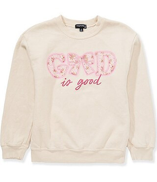 Originality Big Girls Long-Sleeve God Is Good Sweatshirt | Dillard's | Dillard's