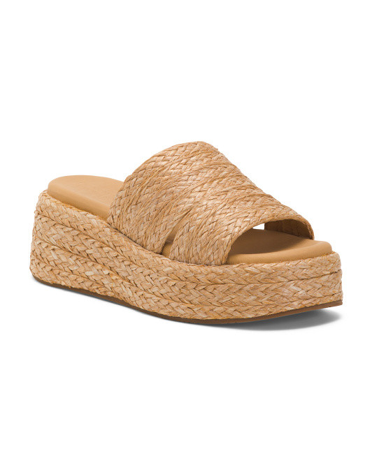 Larra Platform Slide Sandals | TJ Maxx