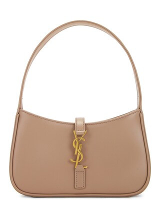 Saint Laurent Mini 5 A 7 Hobo Bag in Rosy Sand | FWRD | FWRD 