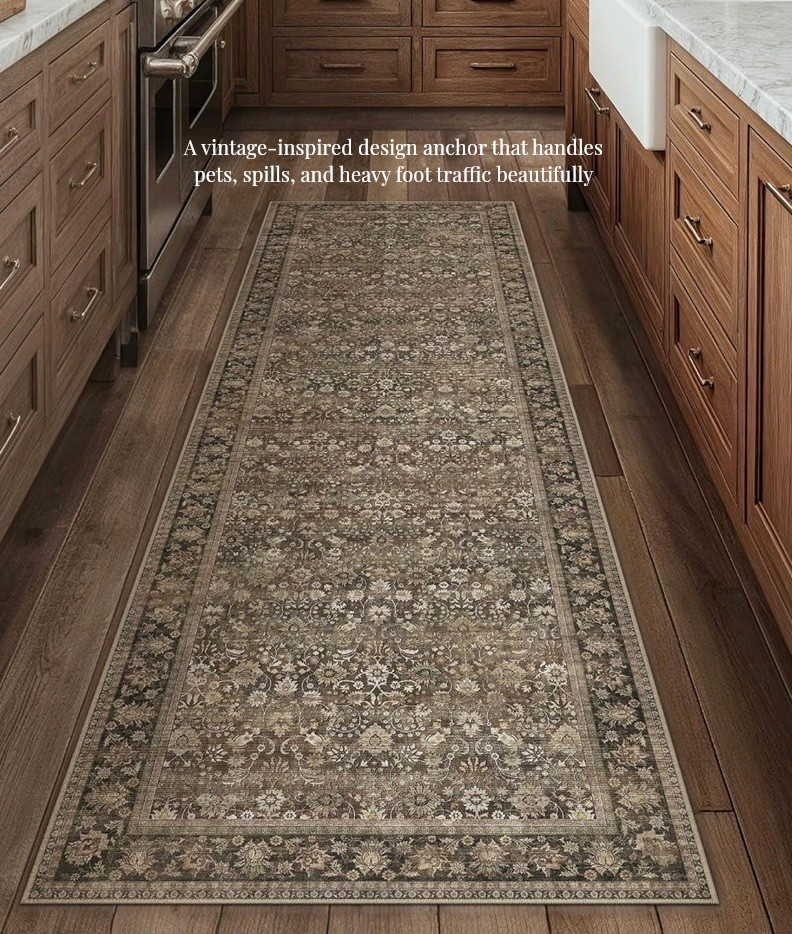 Bring a sense of timeless elegance and warmth to your home's hardest-working spaces. This runner effortlessly blends high-end style with everyday durability to create a look that feels both elevated and incredibly cozy. Pet-friendly rug with scratch-resistant, reinforced edges and machine-washable fabric that resists spills.

Rug Machine Washable rug, Hallway Area Rug, Indoor Accent Rugs Floral Low Pile Carpet Soft Throw Rugs Bedroom Living Room Office Dining Kitchen Laundry Non Slip

#modernorganic #modernorganichome #homestyling #modernhome #modernstyle #howto #neutraldecor #neutraldesign
#neutralstyle #stylingtips #designmadeeasy #designertips #LTKHome #LTKSaleAlert
#homeinspo #neutralhome
#vintagerug #rugs #howtostyle #runner #hallway

#LTKcanada #LTKsale #LTKhome