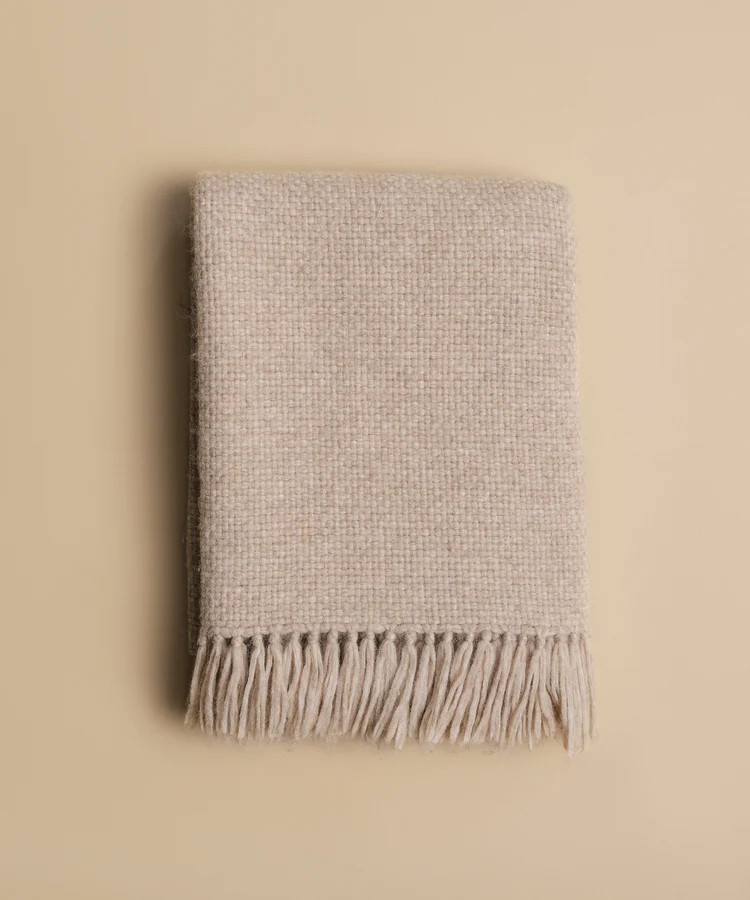 Alpaca Basketweave Throw | Jenni Kayne