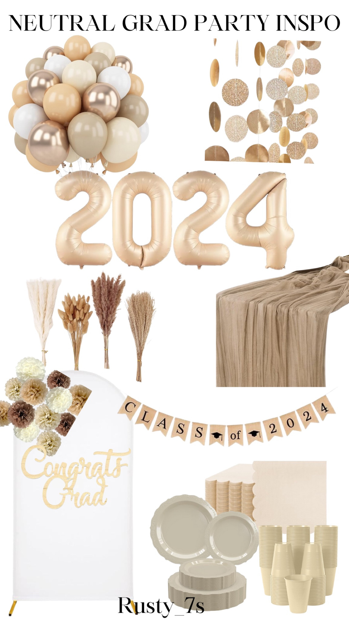 Neutral grad party inspo

#LTKSeasonal #LTKparties