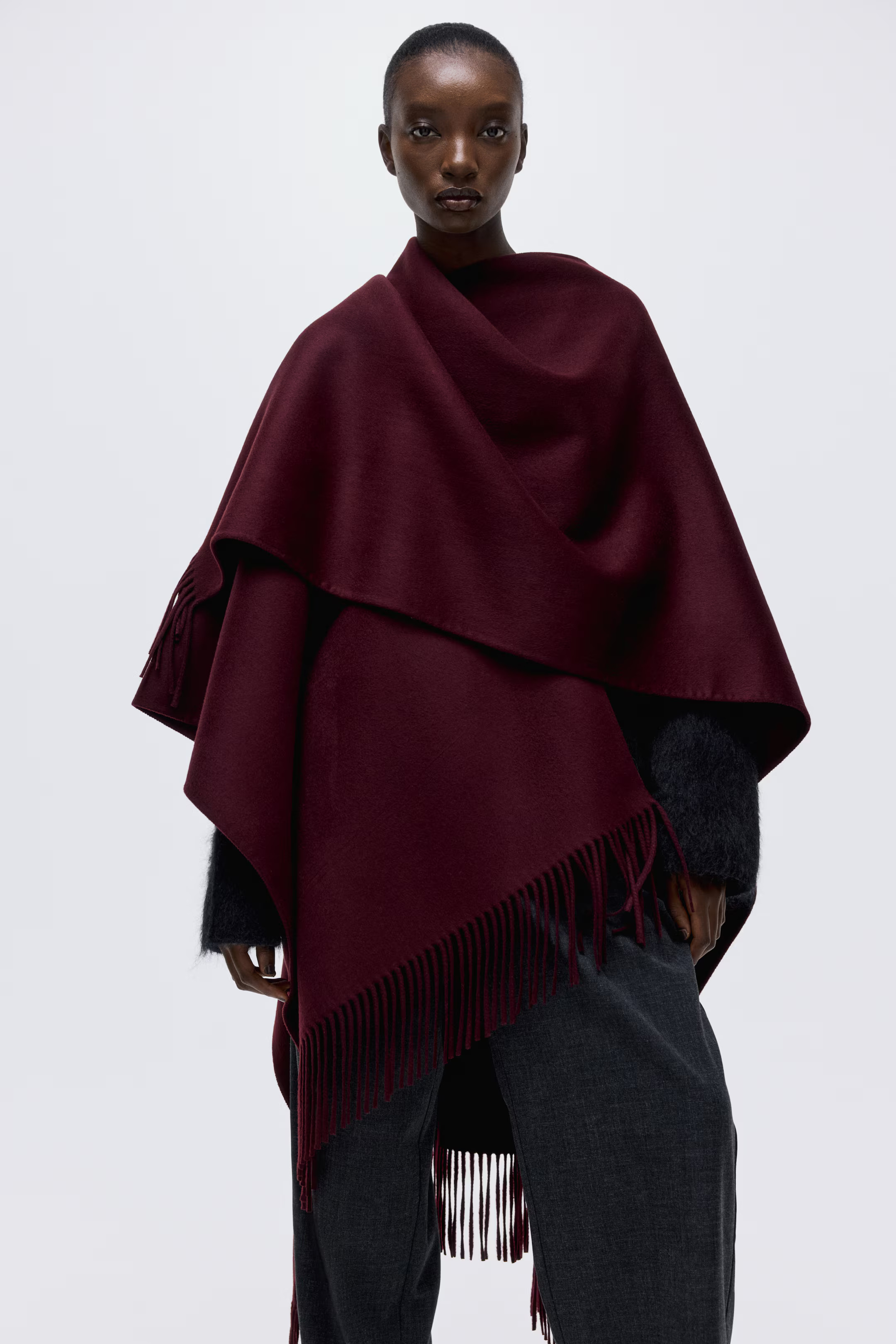 Handmade Wool-Blend Cape | H&M (US + CA)