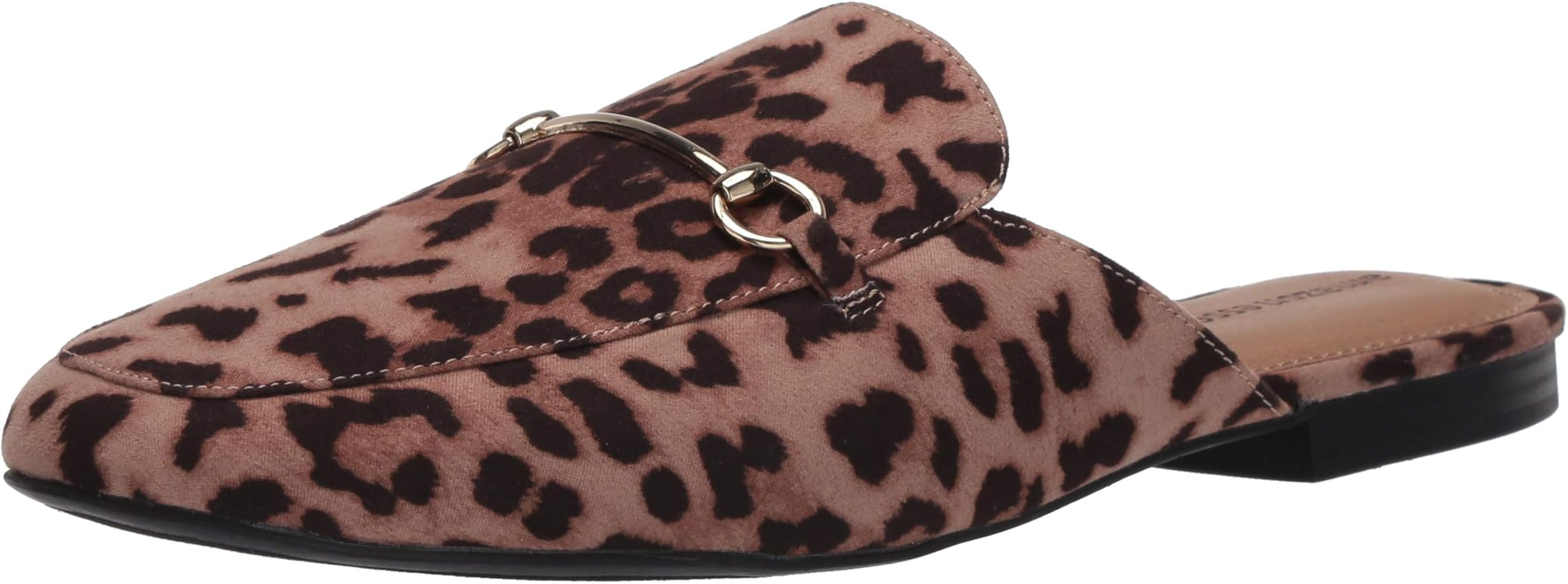 Amazon.com: Amazon Essentials Women's Buckle Mule, Leopard, 5 : Clothing, Shoes & Jewelry | Amazon (US)