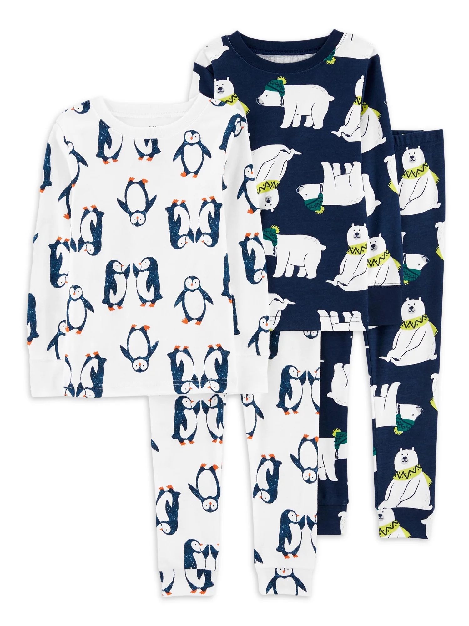 Carter's Child of Mine Baby and Toddler Boy Pajama Set, 2-Pack, 2-Piece, Size 12M-5T | Walmart (US)