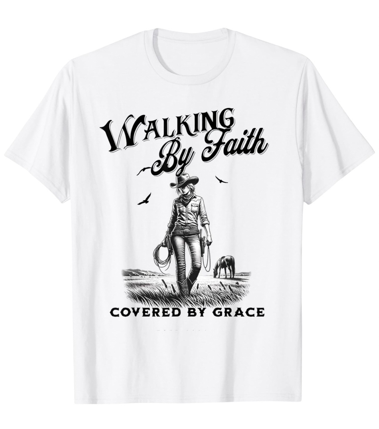 Walking by Faith, covered by Grace. 👢 

#LTKOver40 #LTKSpringSale #LTKootd