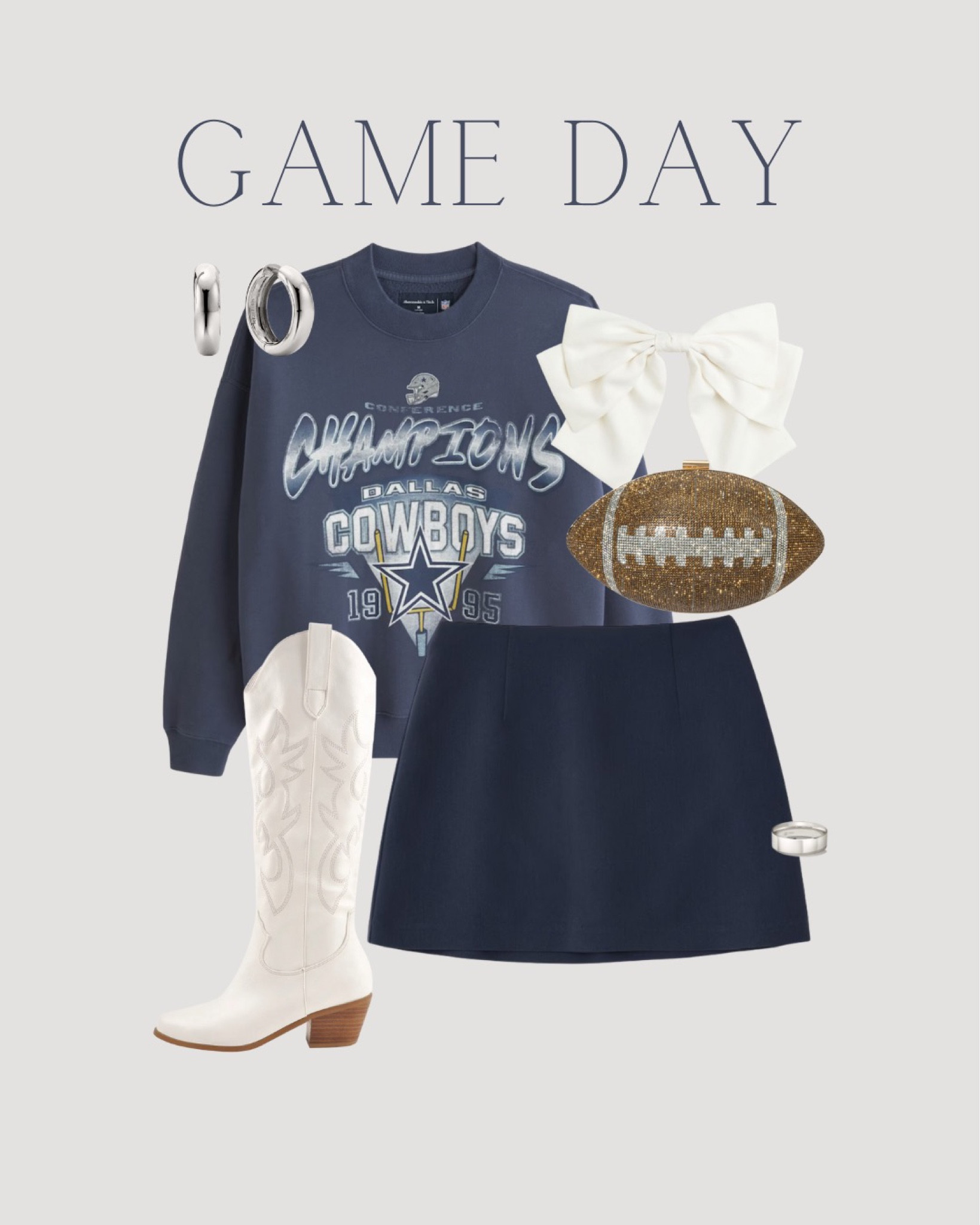 Game day outfit inspo! #dallascowboys #gamedayoutfits #fallfashion #football 