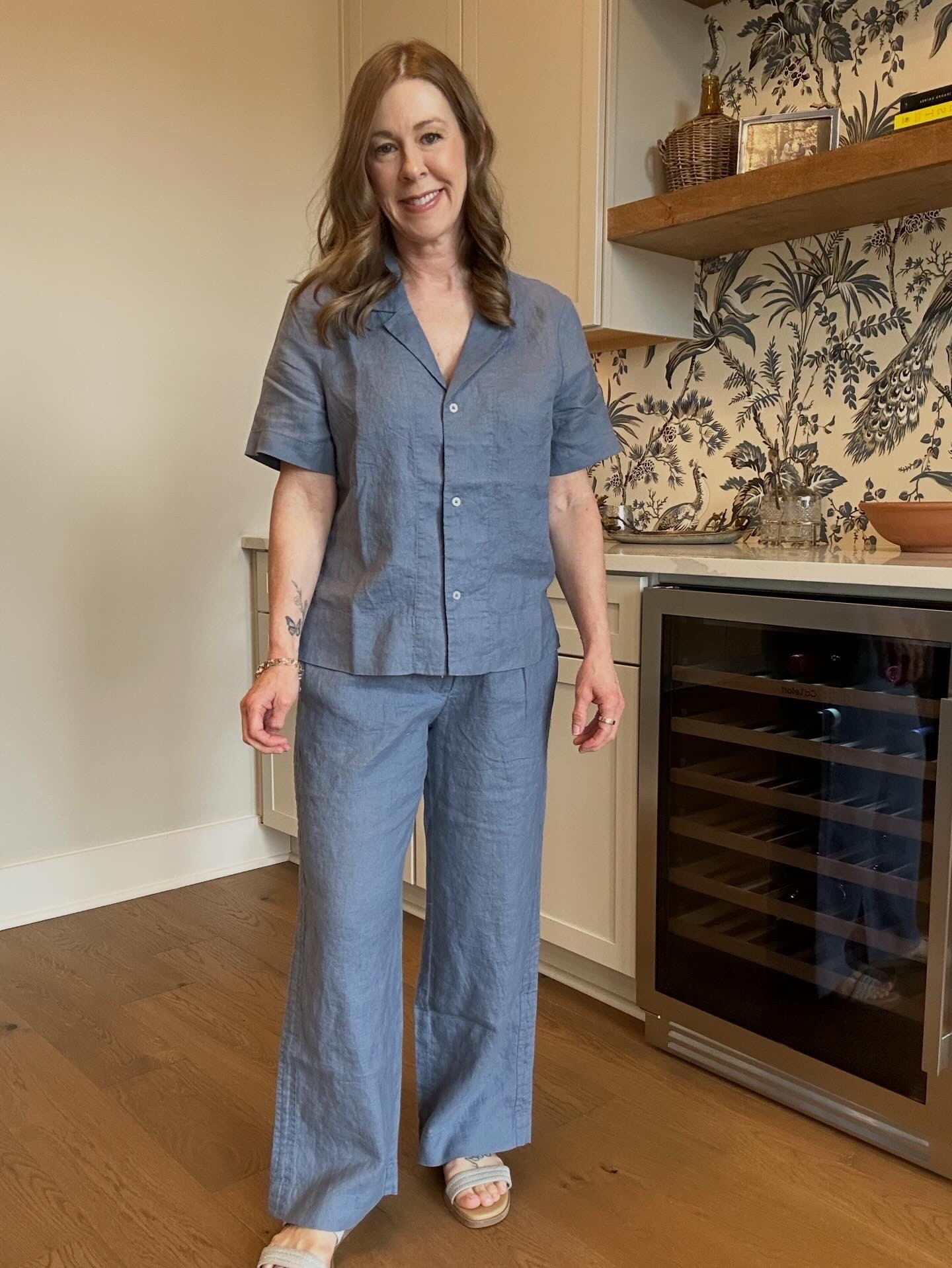 Quince linen set! 
Fit is TTS
#quince #linenset

#LTKootd #LTKPetite