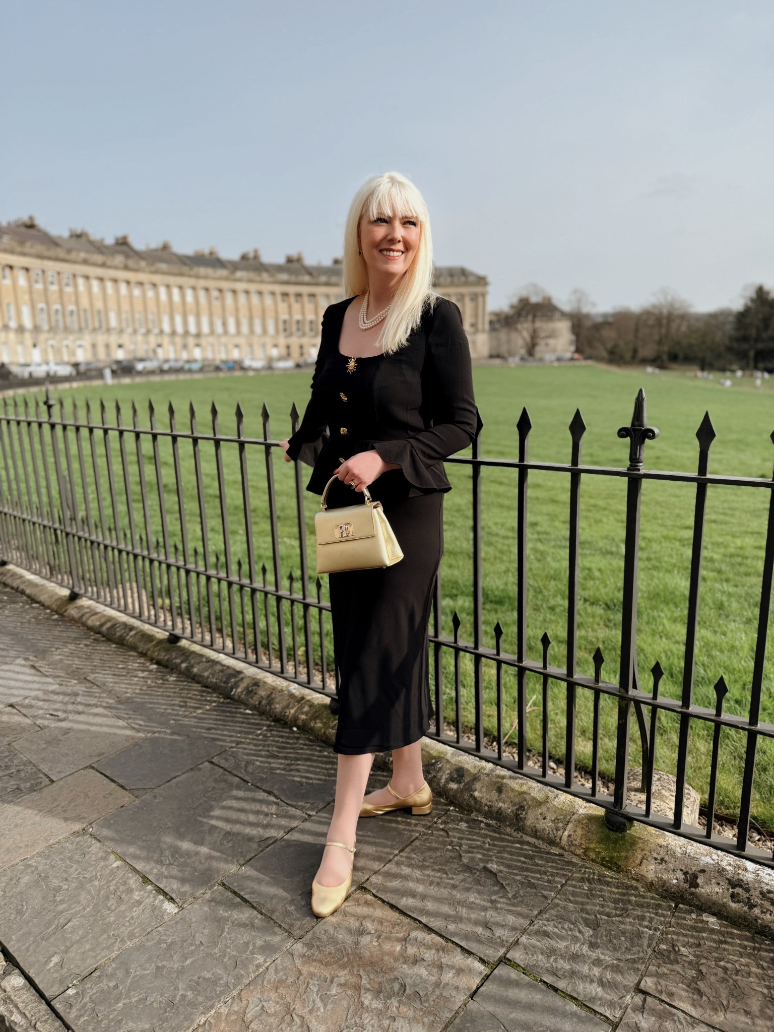 Channelling vintage vibes with the Monsoon Willow midi dress (50% off in their spring sale) featuring a peplum and statement gold buttons which I complemented with gold accessories & pearls. 

#LTKootd #LTKUK #LTKSpringSale