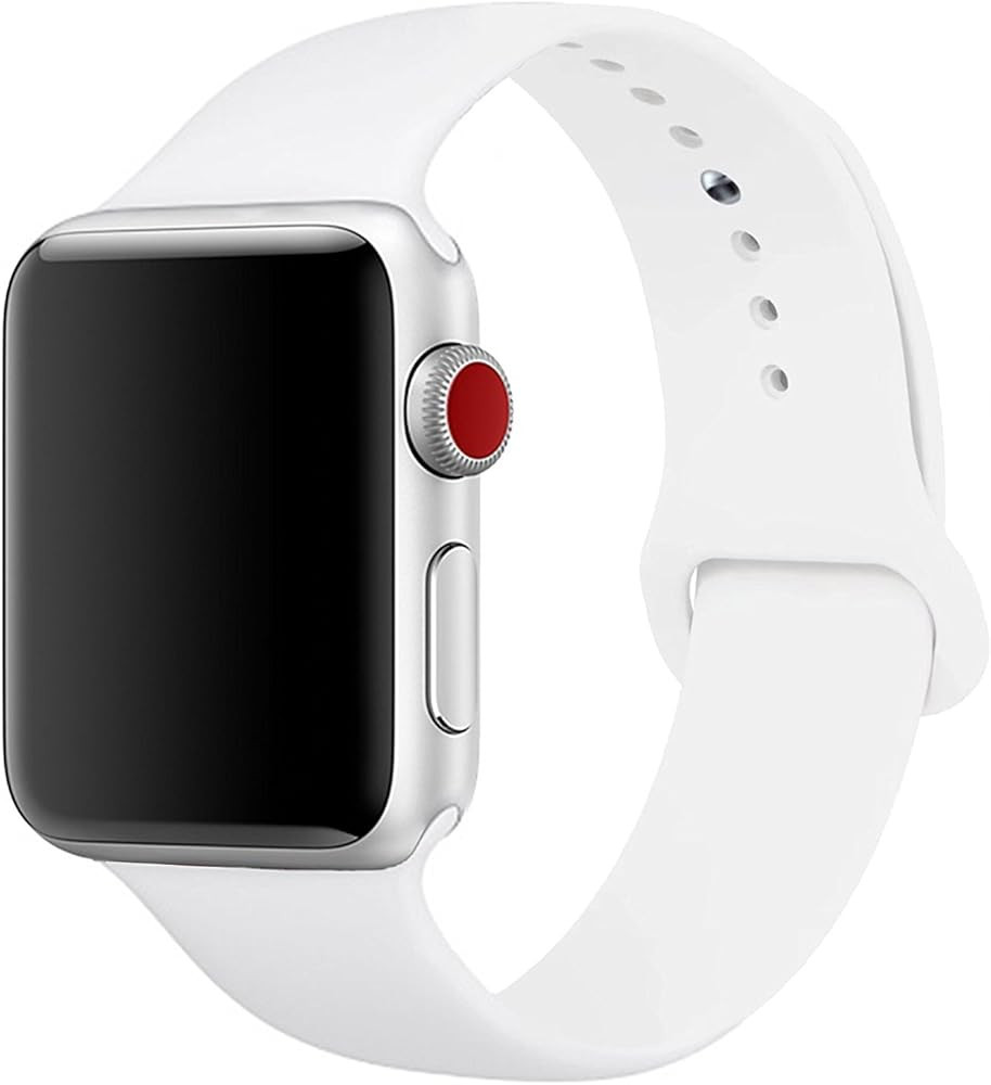 Aimote Sport Band for iWatch 38mm 42mm 40mm 44mm, Soft Silicone Strap Replacement for Watch Serie... | Amazon (US)