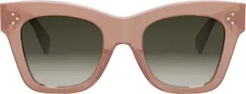 50mm Gradient Small Cat Eye Sunglasses | Nordstrom