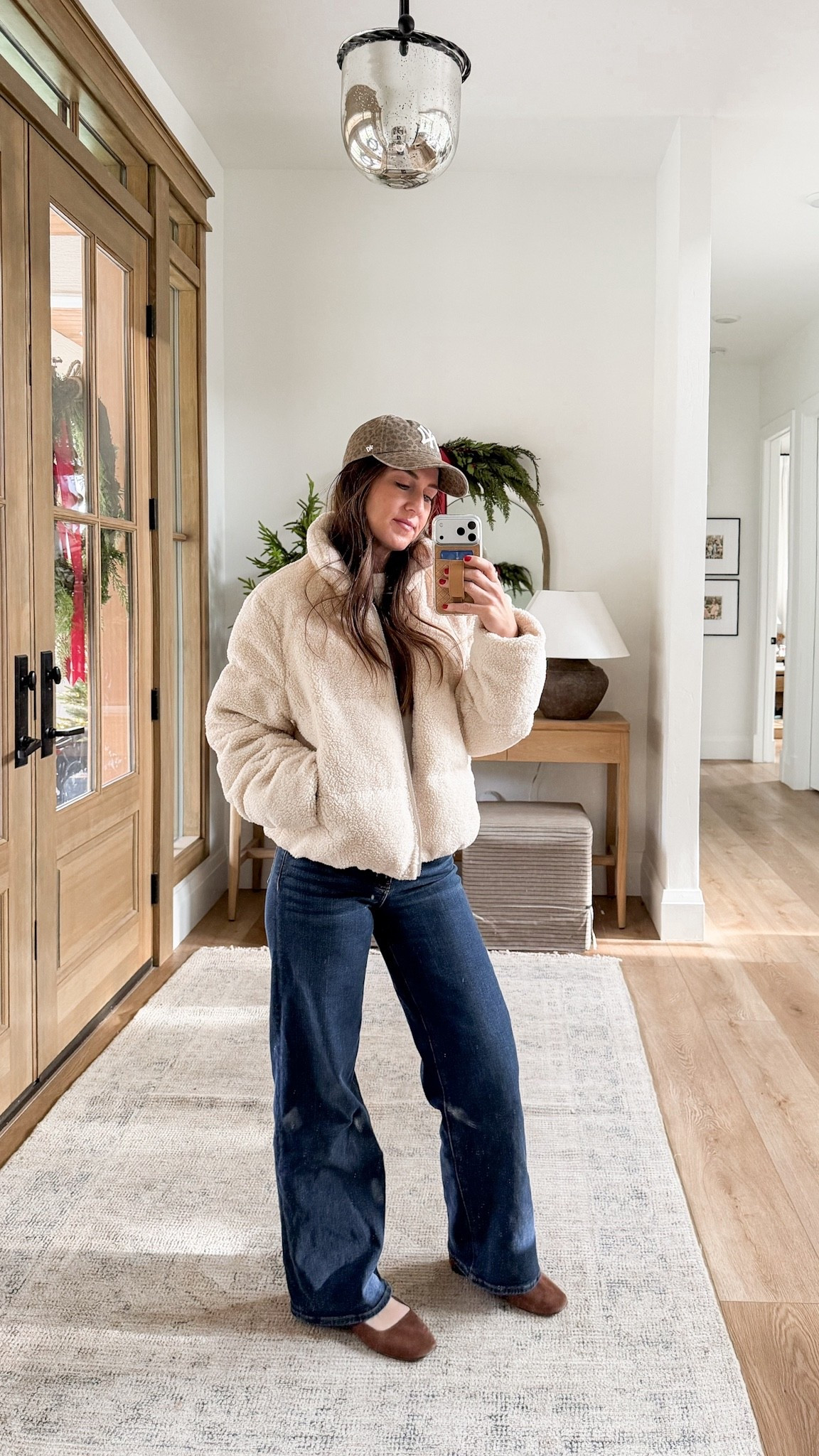 This bouclé pepper from target is so good! so affordable! And SO WARM! It would make a really great gift for a teen too. 

These are one of my favorite pair of denim! The way they make the booty look 🔥 wearing 24, 28 inseam. Ordering in the 32 inseam so I can wear with heels. They’re SO SO good & suuuuuper comfy. I don’t usually like stretch denim but these ones are so good.  

Jeans, denim, quince, target, jacket, coat, puffer, bouclé, Madewell, flats, ballet, rug, entry, home decor, Christmas, decor, Norfolk, lamp, wreath, floor, mirror, ribbon, entry, decor, home decor, holiday decor, Christmas decor, Black, Friday, cyber Monday, gifts for her, gift, guide, coat

#LTKGiftGuide #LTKHoliday #LTKCyberWeek