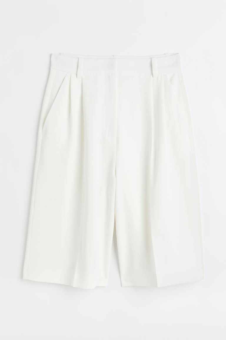 Bermuda - Bianco - DONNA | H&M IT | H&M (FR, IT, ES, PT, BE)