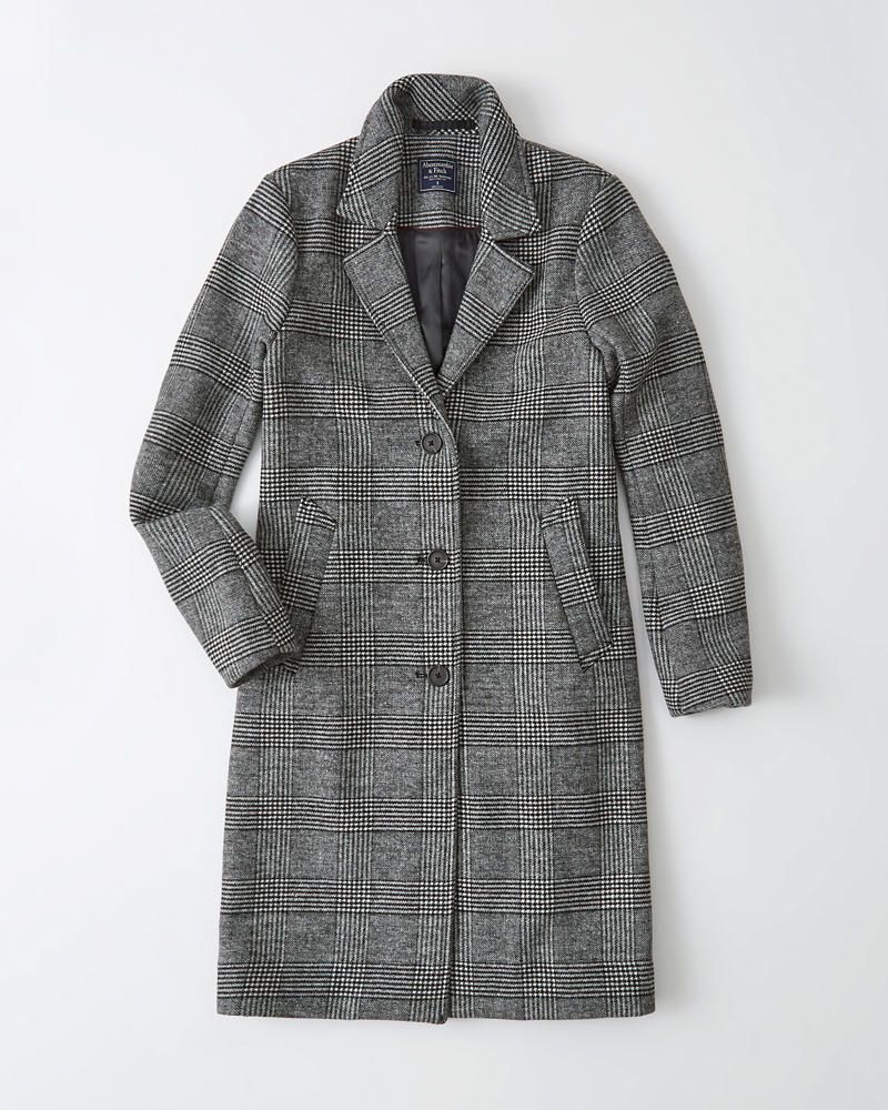 Wool-Blend Dad Coat | Abercrombie & Fitch US & UK