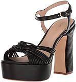 Rachel Zoe Women's Avery Platform Heeled Sandal, Black, 10 M US | Amazon (US)