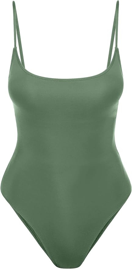 Narecte Sexy One Piece Bathing Suit for Women Tummy Control High Cut One Piece Swimsuit Womens Sw... | Amazon (US)