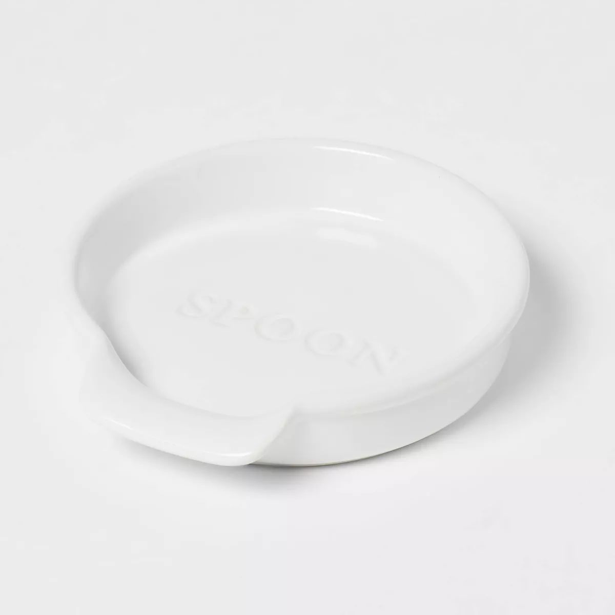 Stoneware Hand Lettered Spoon Rest - Threshold™ | Target