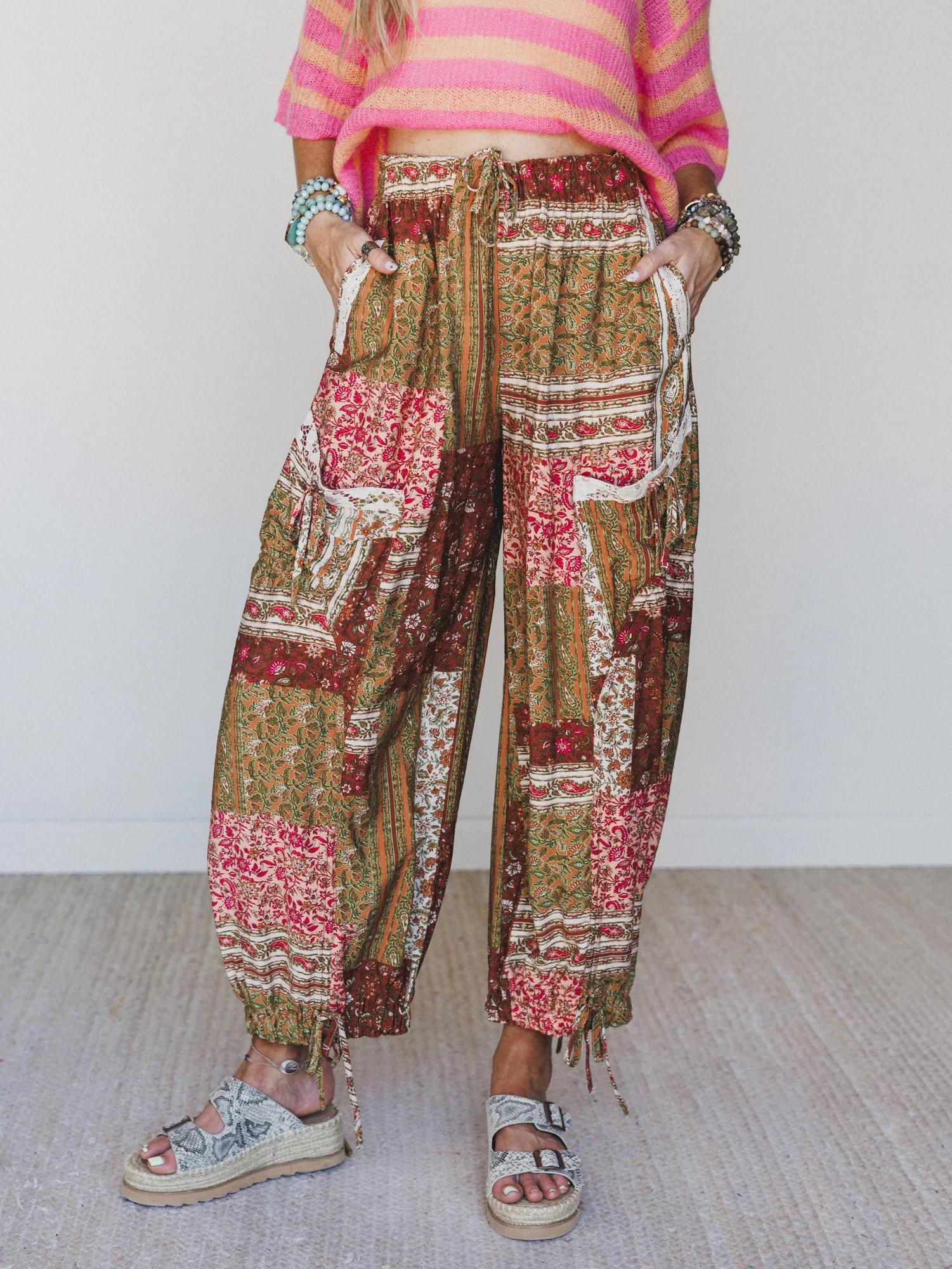 Bohemian Memories Pant - Rust | Three Bird Nest