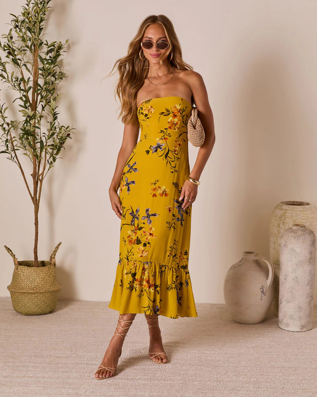Nakita Fishtail Maxi Dress | VICI