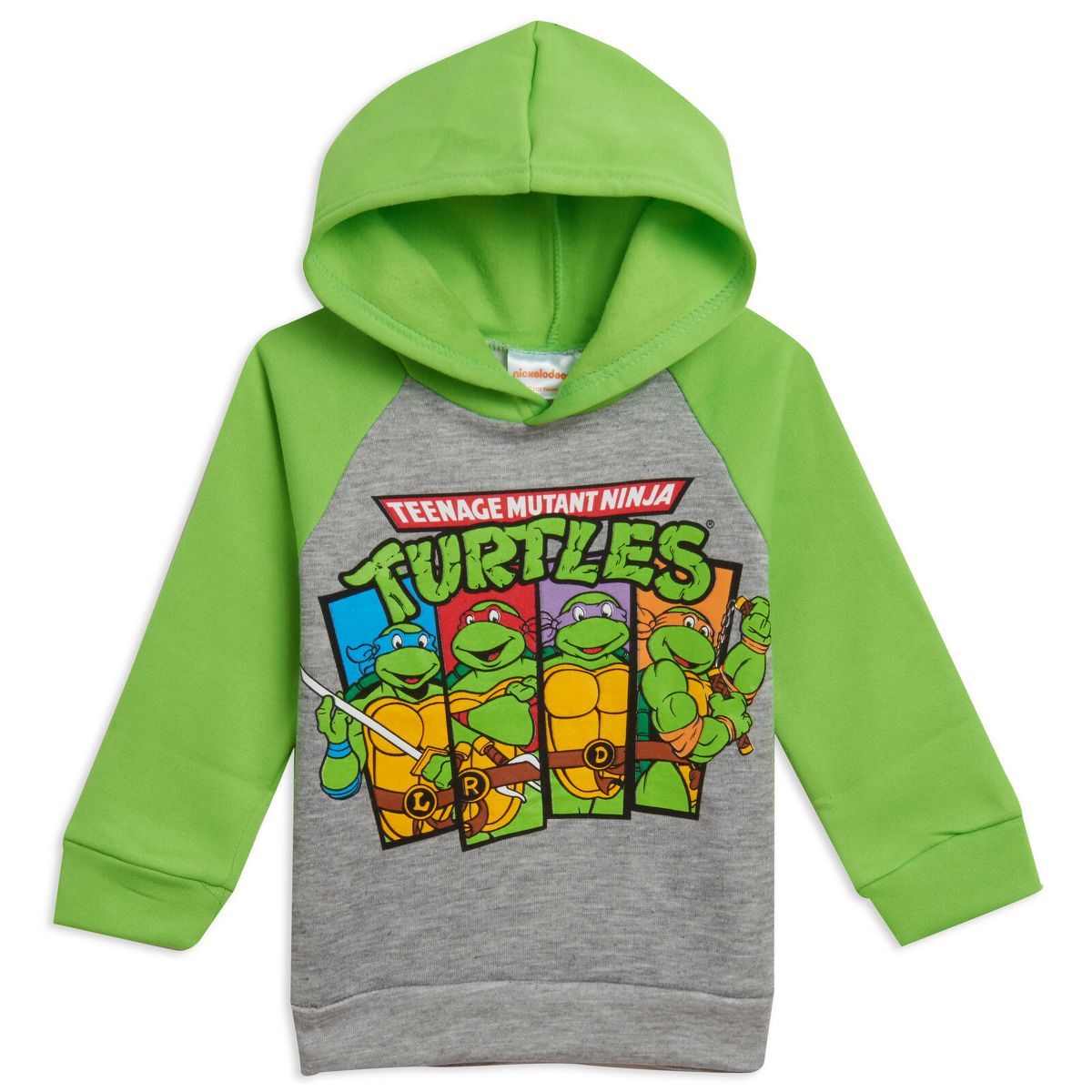 Teenage Mutant Ninja Turtles Donatello Leonardo Michelangelo Raphael Fleece Pullover Hoodie Toddl... | Target