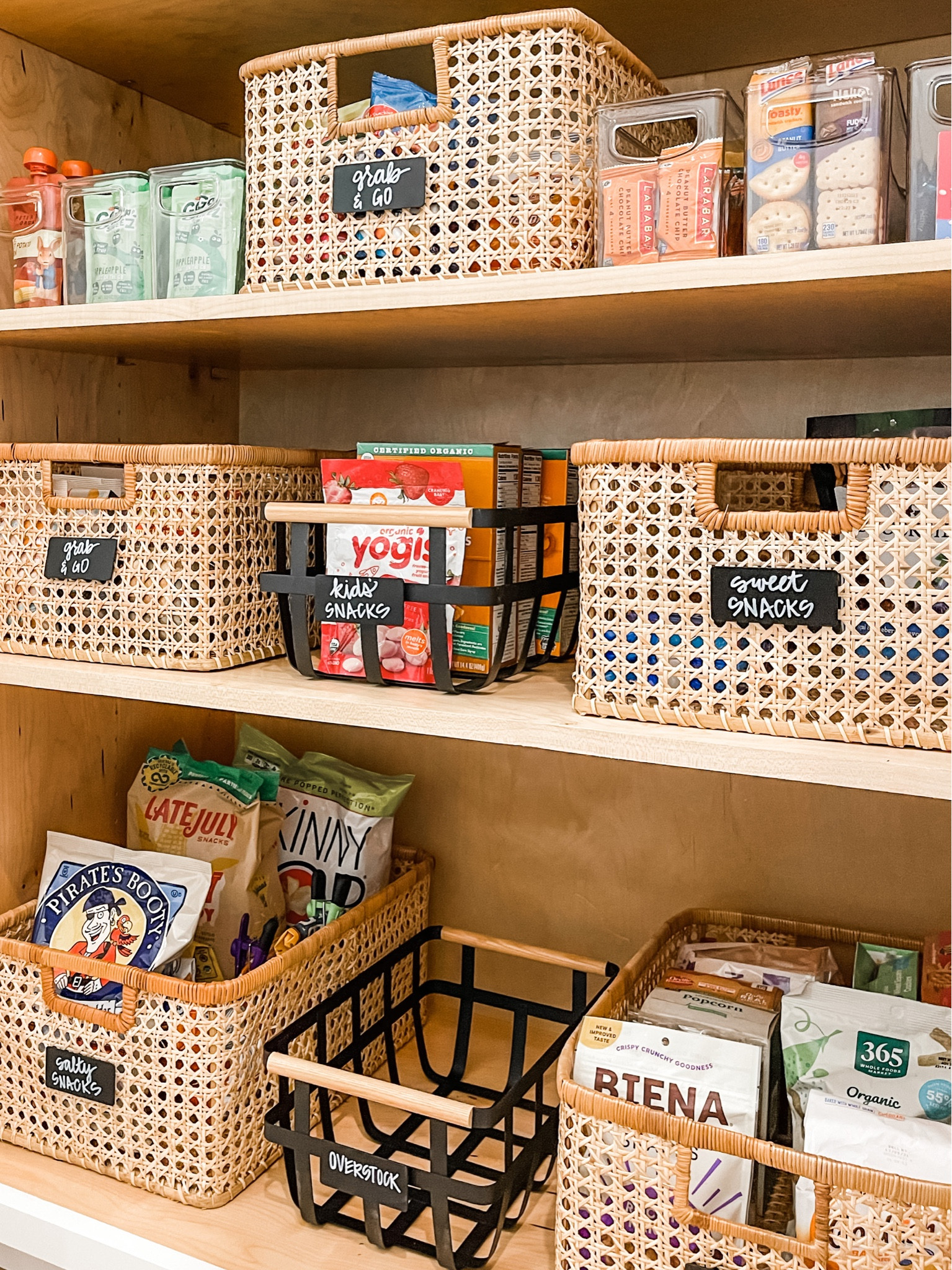 Black & bamboo pantry 

#LTKhome #LTKunder100 #LTKunder50