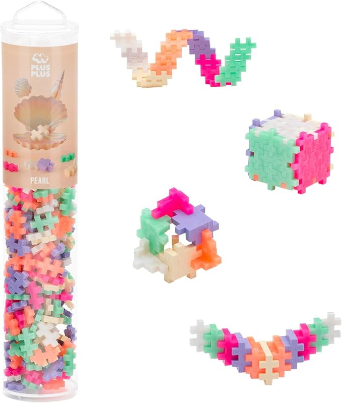 PLUS PLUS 240 Piece Interlocking Building Blocks for Kids, Open Ended Connecting Toys, STEM Bin C... | Amazon (US)