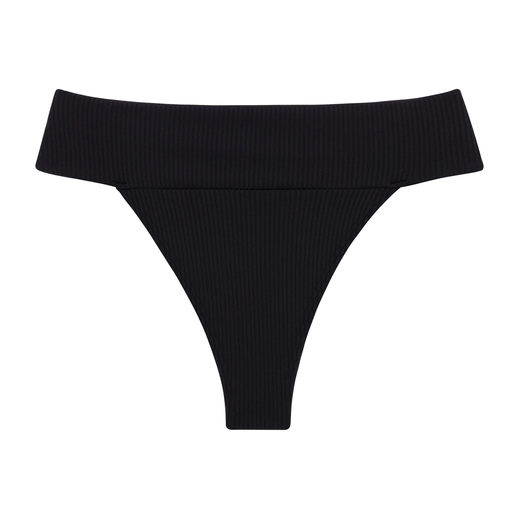 Black Rib Tamarindo Bikini Bottom | Montce