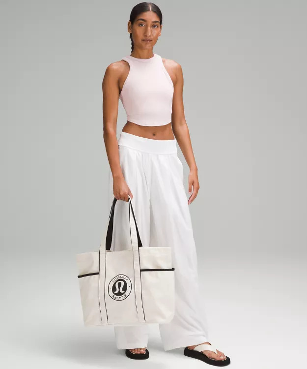 Daily Multi-Pocket Canvas Tote Bag 20L   Logo | lululemon (AU)