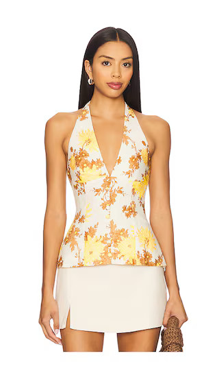 Marie Top in Midsummer Floral | Revolve Clothing (Global)
